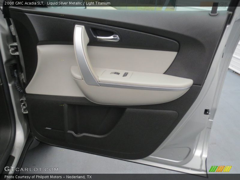 Liquid Silver Metallic / Light Titanium 2008 GMC Acadia SLT