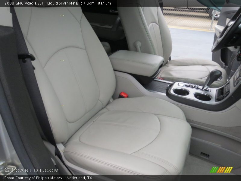 Liquid Silver Metallic / Light Titanium 2008 GMC Acadia SLT