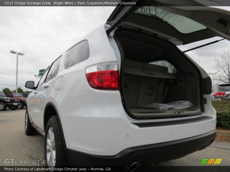 Bright White / Dark Graystone/Medium Graystone 2013 Dodge Durango Crew