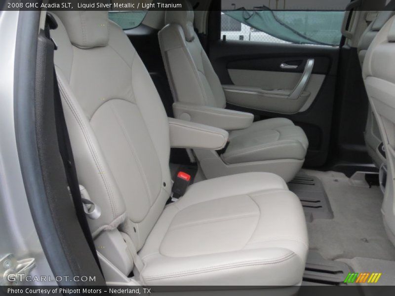 Liquid Silver Metallic / Light Titanium 2008 GMC Acadia SLT