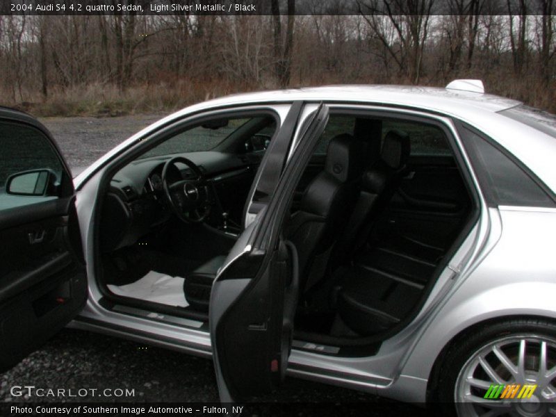 Light Silver Metallic / Black 2004 Audi S4 4.2 quattro Sedan