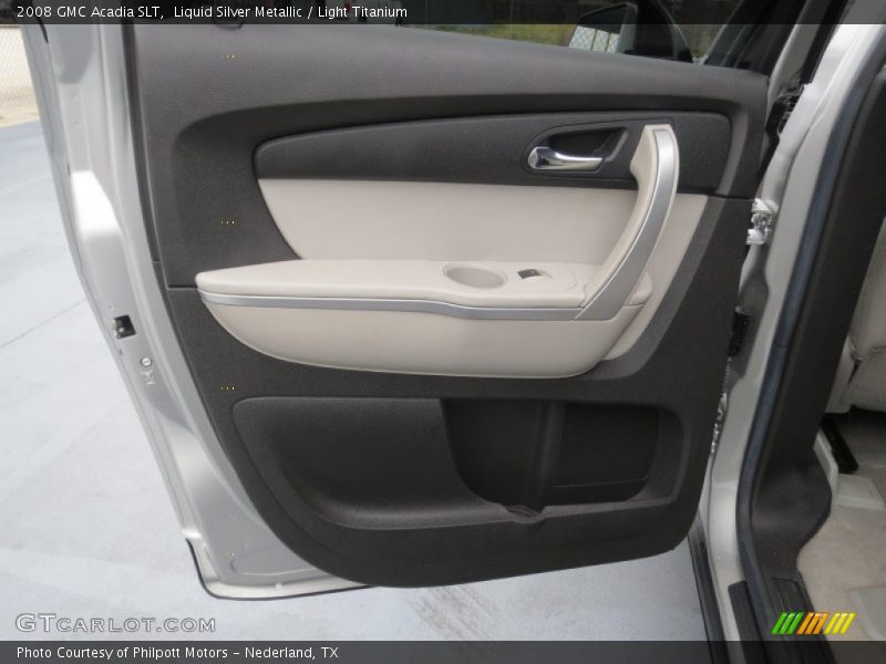 Liquid Silver Metallic / Light Titanium 2008 GMC Acadia SLT