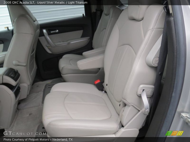 Liquid Silver Metallic / Light Titanium 2008 GMC Acadia SLT