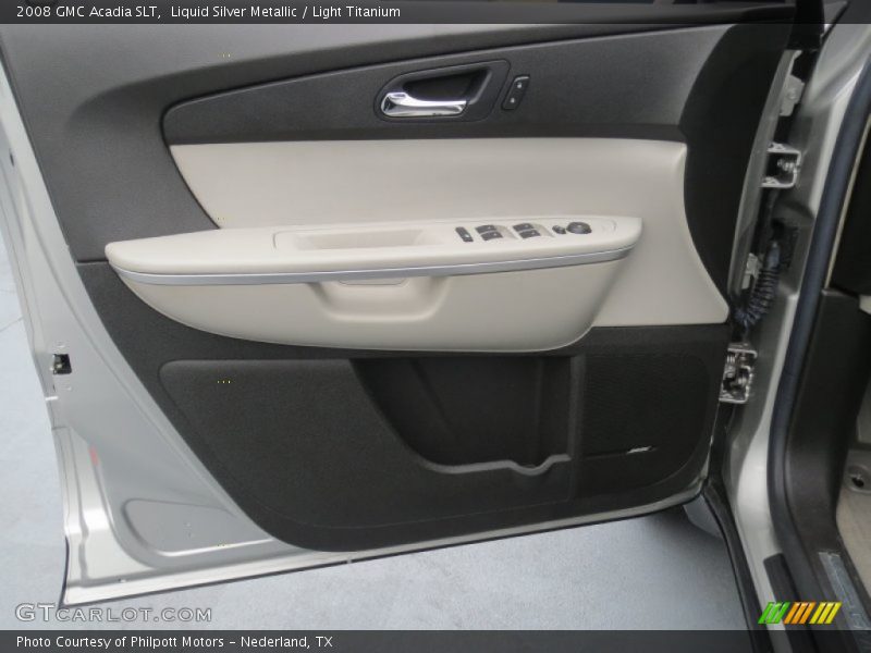 Liquid Silver Metallic / Light Titanium 2008 GMC Acadia SLT