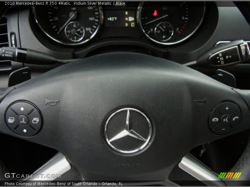 Iridium Silver Metallic / Black 2010 Mercedes-Benz R 350 4Matic