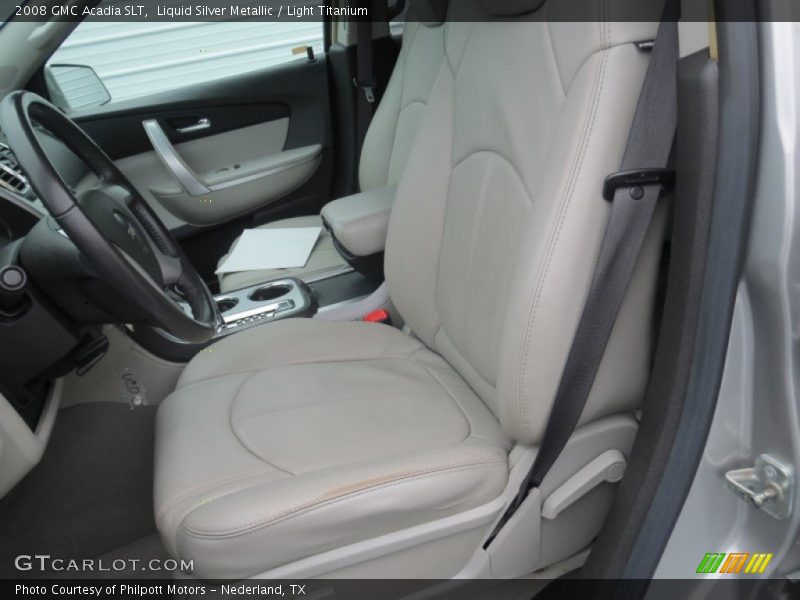 Liquid Silver Metallic / Light Titanium 2008 GMC Acadia SLT