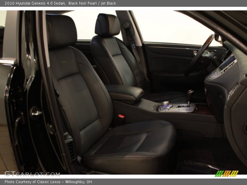 Black Noir Pearl / Jet Black 2010 Hyundai Genesis 4.6 Sedan