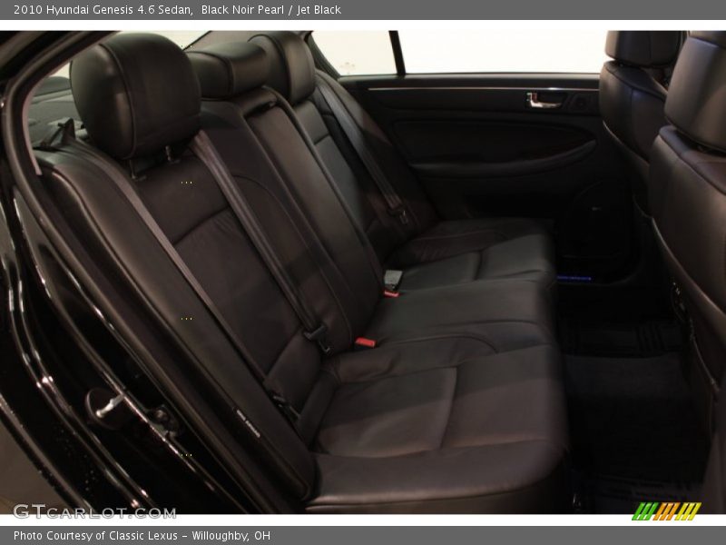 Black Noir Pearl / Jet Black 2010 Hyundai Genesis 4.6 Sedan