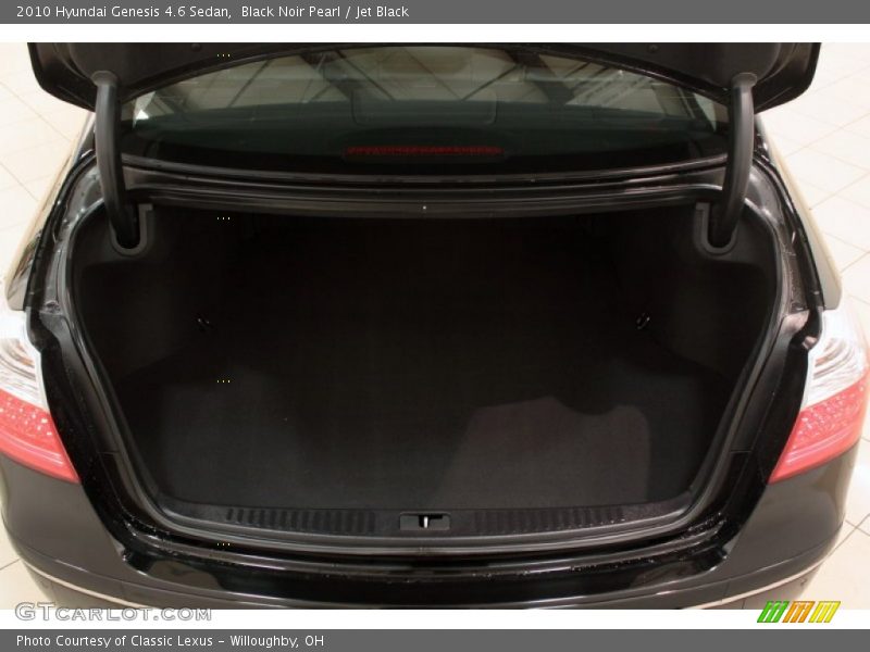 Black Noir Pearl / Jet Black 2010 Hyundai Genesis 4.6 Sedan