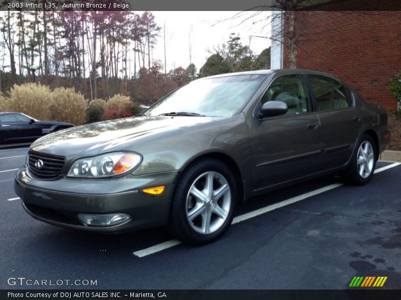 Autumn Bronze / Beige 2003 Infiniti I 35