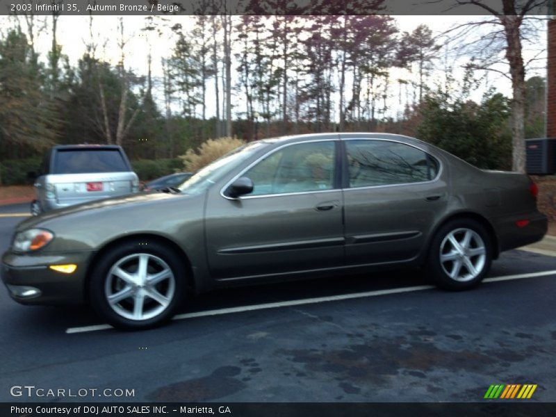 Autumn Bronze / Beige 2003 Infiniti I 35