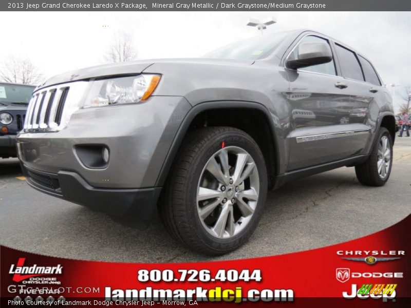 Mineral Gray Metallic / Dark Graystone/Medium Graystone 2013 Jeep Grand Cherokee Laredo X Package