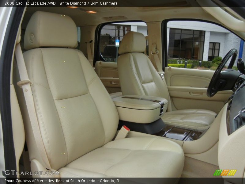 White Diamond / Light Cashmere 2008 Cadillac Escalade AWD