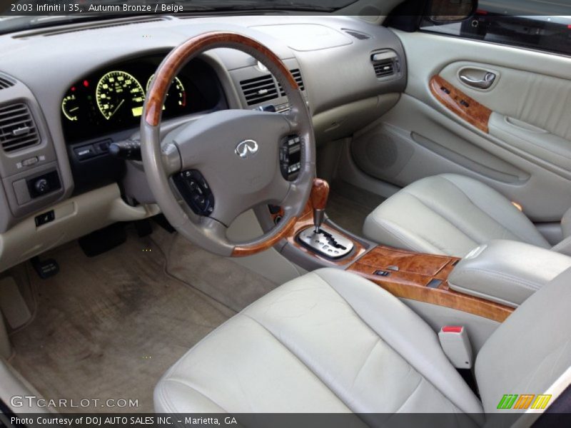 Autumn Bronze / Beige 2003 Infiniti I 35