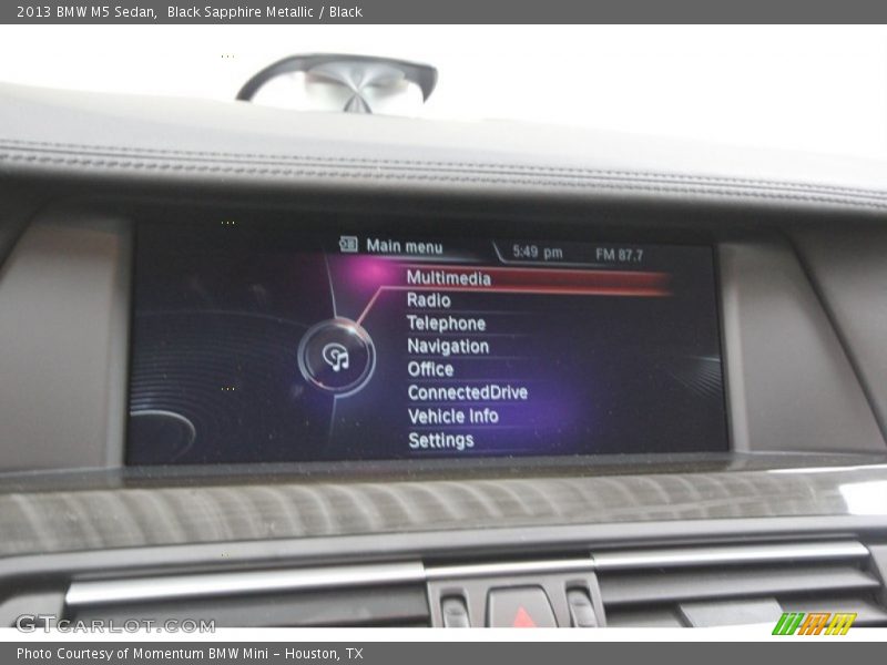 Black Sapphire Metallic / Black 2013 BMW M5 Sedan