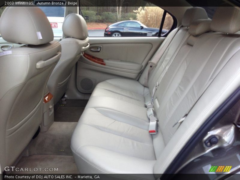 Autumn Bronze / Beige 2003 Infiniti I 35