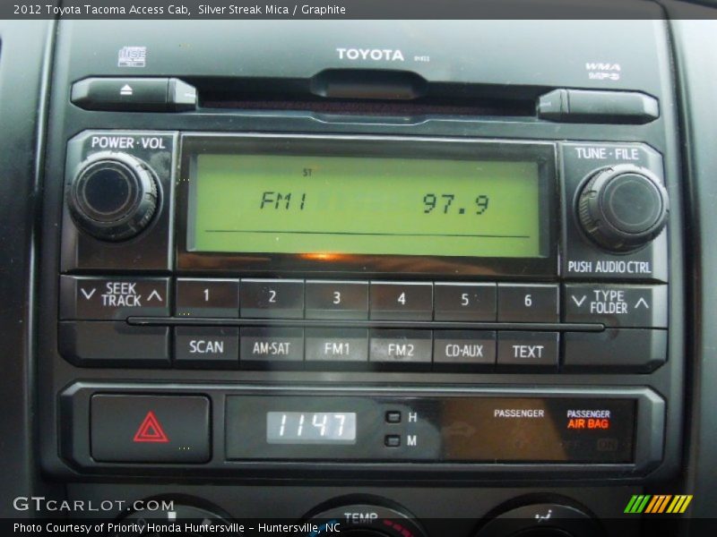 Silver Streak Mica / Graphite 2012 Toyota Tacoma Access Cab