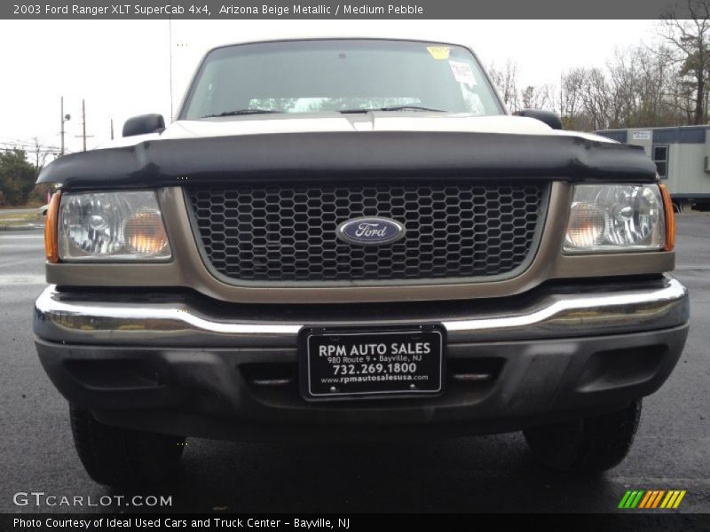 Arizona Beige Metallic / Medium Pebble 2003 Ford Ranger XLT SuperCab 4x4