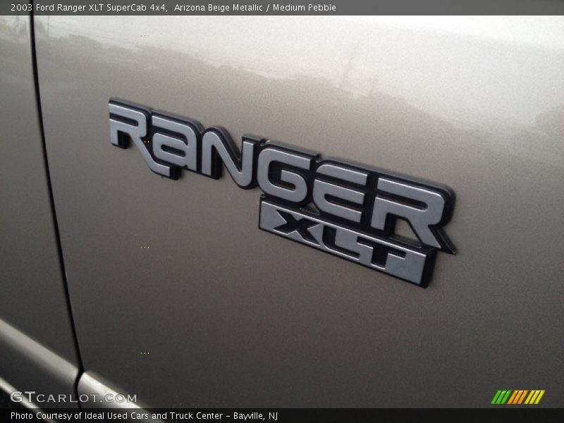 Arizona Beige Metallic / Medium Pebble 2003 Ford Ranger XLT SuperCab 4x4
