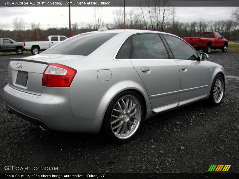 Light Silver Metallic / Black 2004 Audi S4 4.2 quattro Sedan