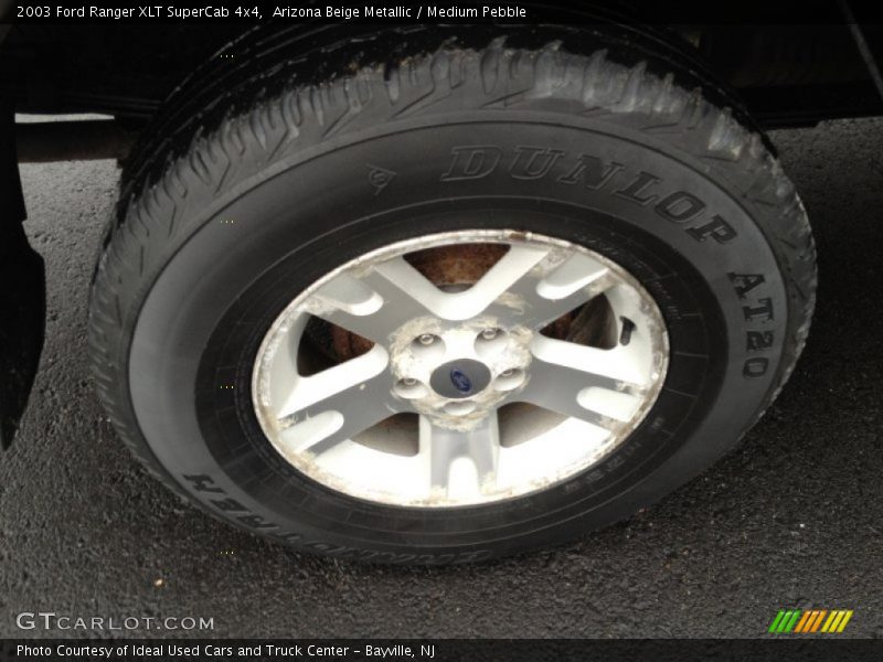 Arizona Beige Metallic / Medium Pebble 2003 Ford Ranger XLT SuperCab 4x4