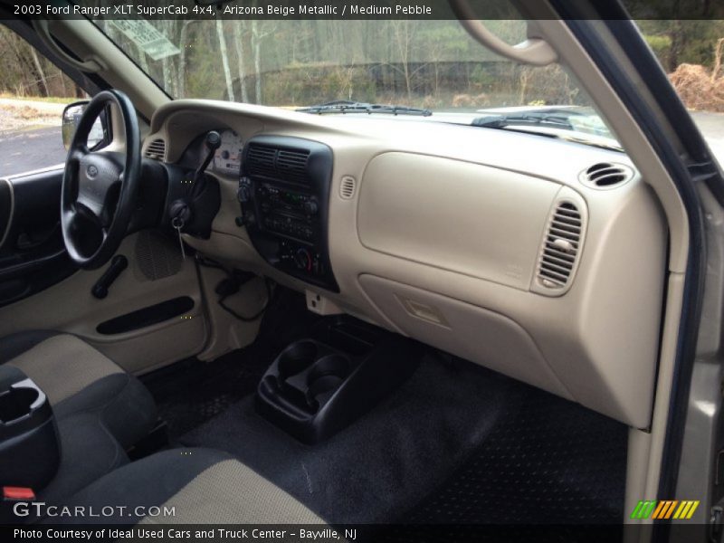 Arizona Beige Metallic / Medium Pebble 2003 Ford Ranger XLT SuperCab 4x4