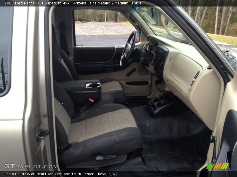 Arizona Beige Metallic / Medium Pebble 2003 Ford Ranger XLT SuperCab 4x4