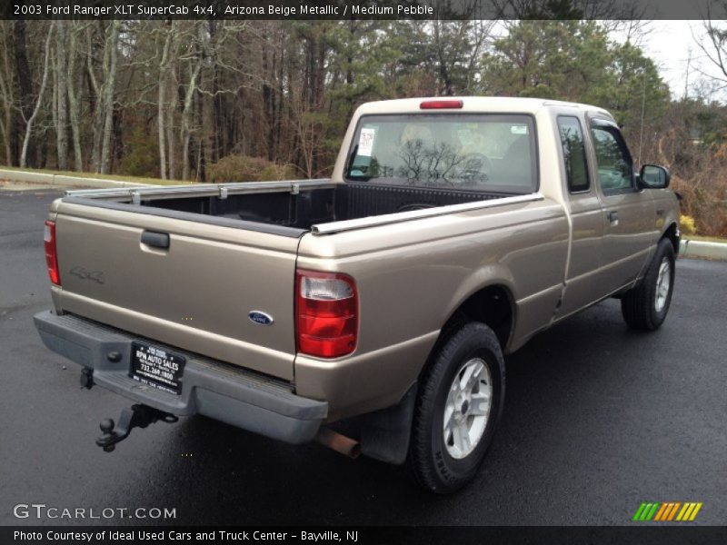 Arizona Beige Metallic / Medium Pebble 2003 Ford Ranger XLT SuperCab 4x4
