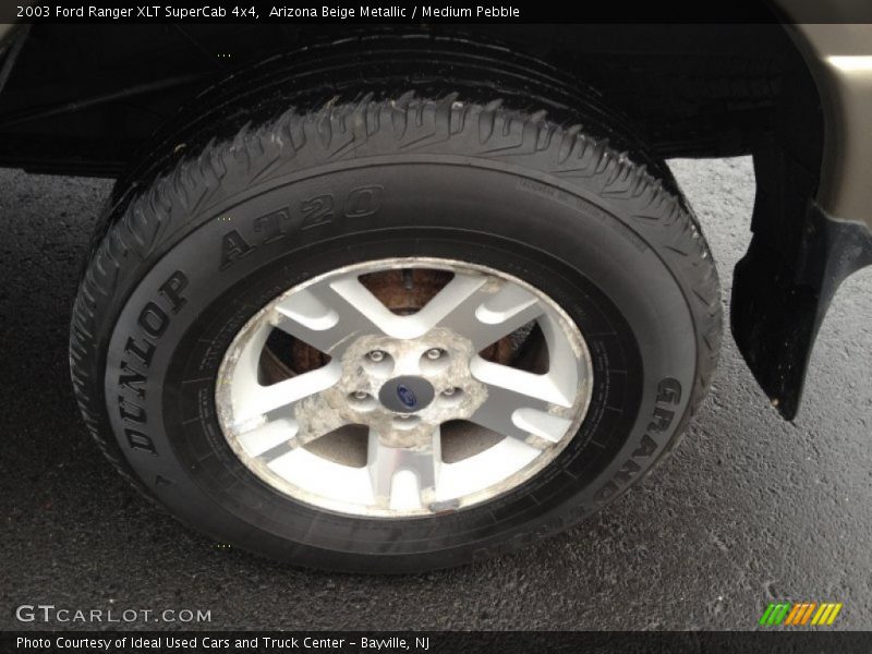 Arizona Beige Metallic / Medium Pebble 2003 Ford Ranger XLT SuperCab 4x4