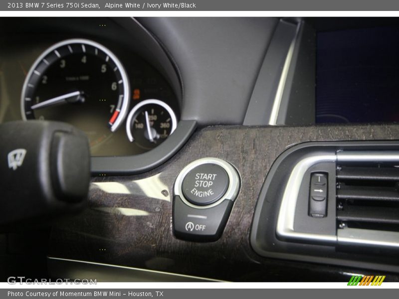 Alpine White / Ivory White/Black 2013 BMW 7 Series 750i Sedan