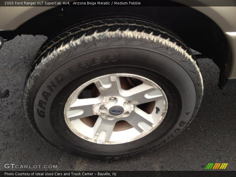 Arizona Beige Metallic / Medium Pebble 2003 Ford Ranger XLT SuperCab 4x4
