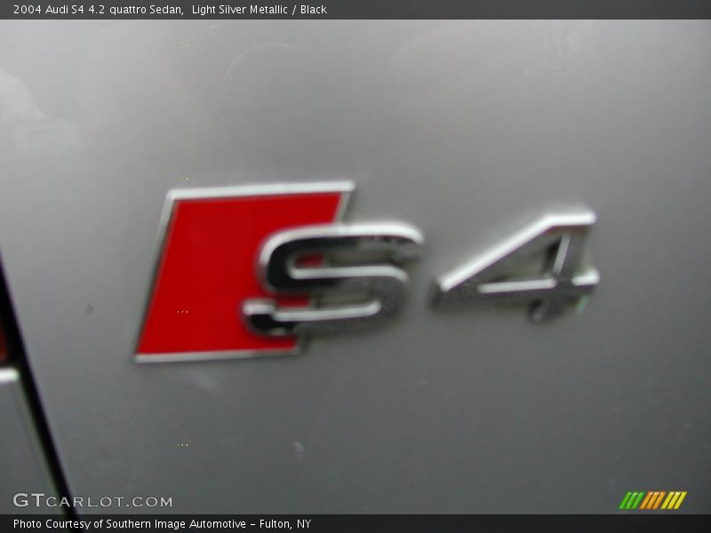 Light Silver Metallic / Black 2004 Audi S4 4.2 quattro Sedan