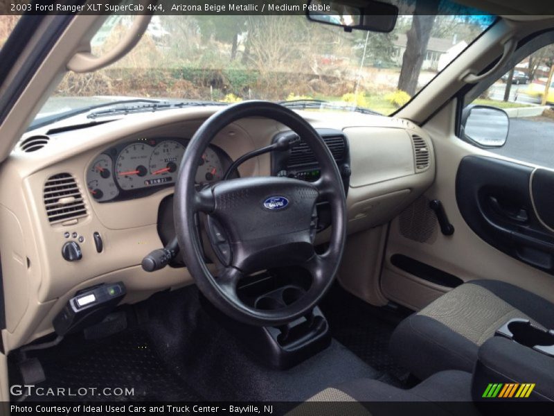 Arizona Beige Metallic / Medium Pebble 2003 Ford Ranger XLT SuperCab 4x4