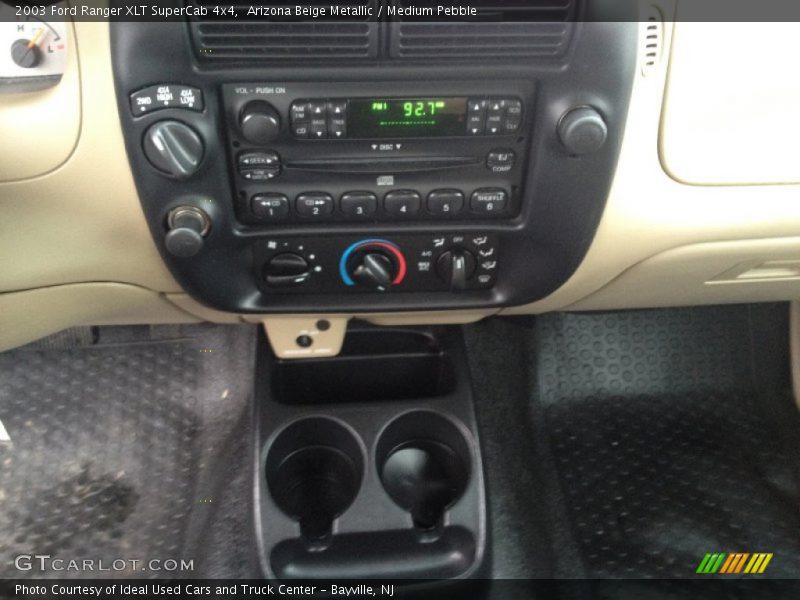 Arizona Beige Metallic / Medium Pebble 2003 Ford Ranger XLT SuperCab 4x4