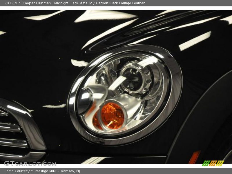 Midnight Black Metallic / Carbon Black Lounge Leather 2012 Mini Cooper Clubman