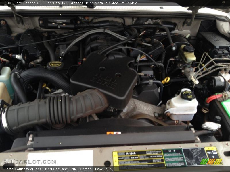 Arizona Beige Metallic / Medium Pebble 2003 Ford Ranger XLT SuperCab 4x4