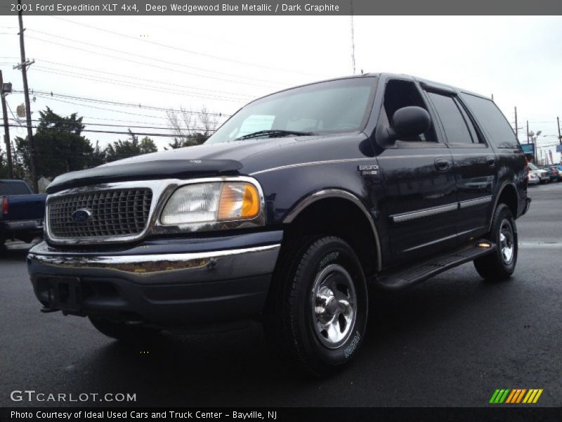 Deep Wedgewood Blue Metallic / Dark Graphite 2001 Ford Expedition XLT 4x4