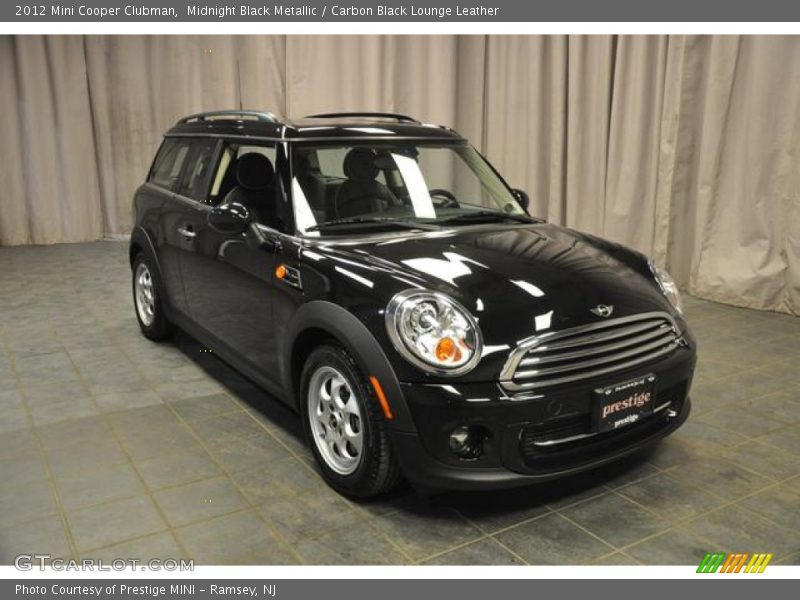 Midnight Black Metallic / Carbon Black Lounge Leather 2012 Mini Cooper Clubman