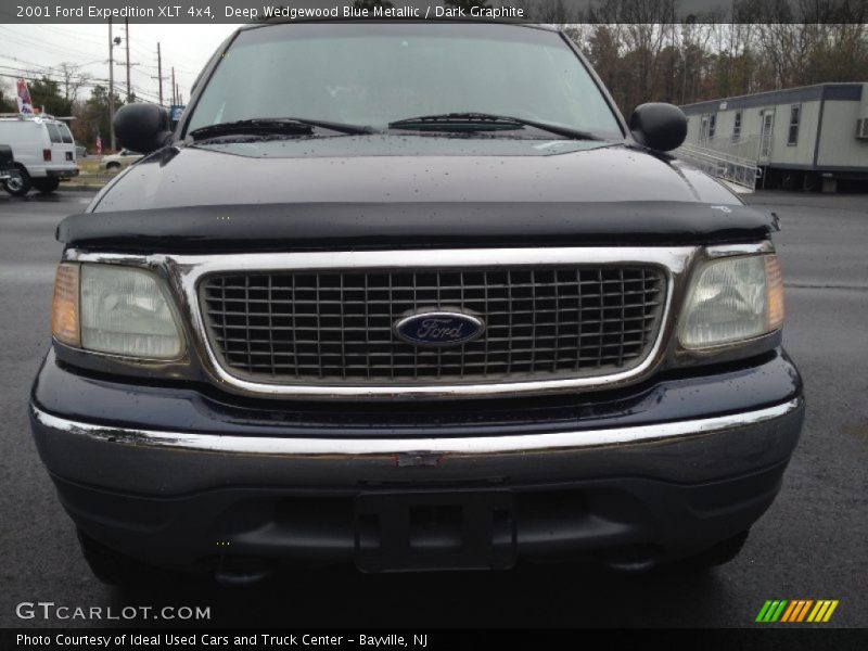 Deep Wedgewood Blue Metallic / Dark Graphite 2001 Ford Expedition XLT 4x4