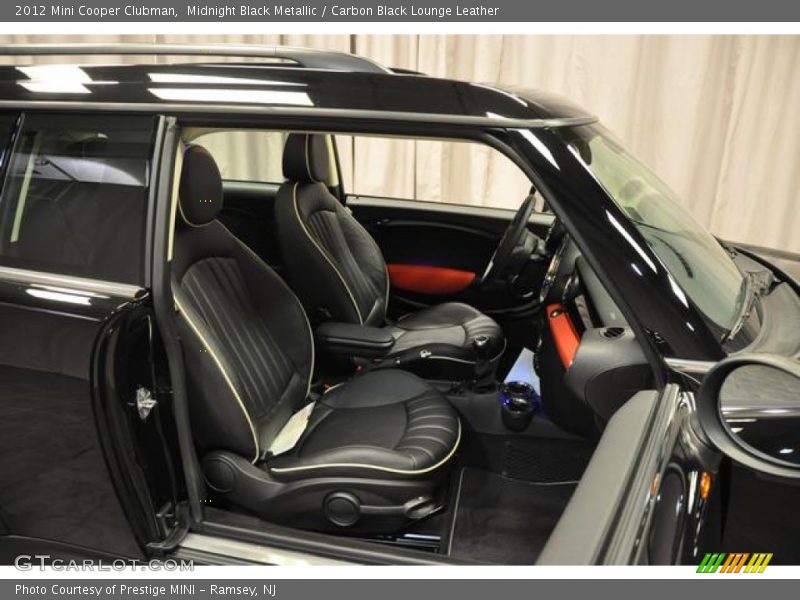 Midnight Black Metallic / Carbon Black Lounge Leather 2012 Mini Cooper Clubman