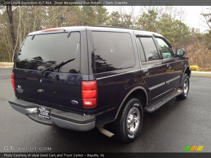 Deep Wedgewood Blue Metallic / Dark Graphite 2001 Ford Expedition XLT 4x4