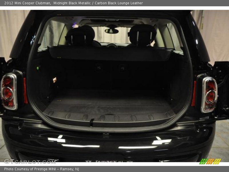 Midnight Black Metallic / Carbon Black Lounge Leather 2012 Mini Cooper Clubman