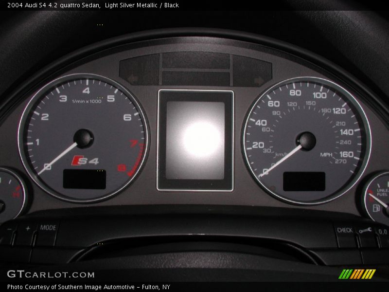 Light Silver Metallic / Black 2004 Audi S4 4.2 quattro Sedan