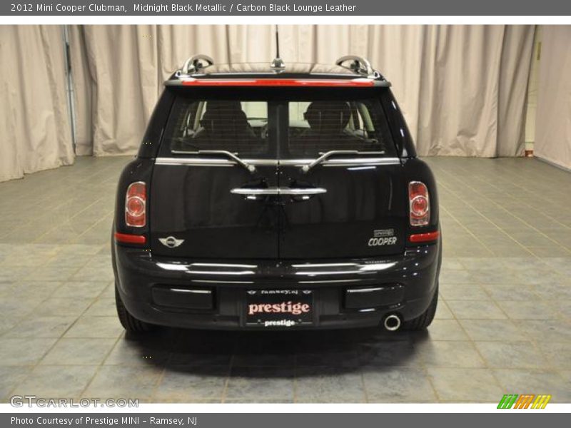 Midnight Black Metallic / Carbon Black Lounge Leather 2012 Mini Cooper Clubman