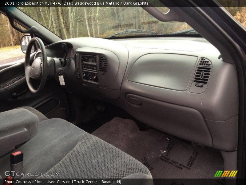 Deep Wedgewood Blue Metallic / Dark Graphite 2001 Ford Expedition XLT 4x4