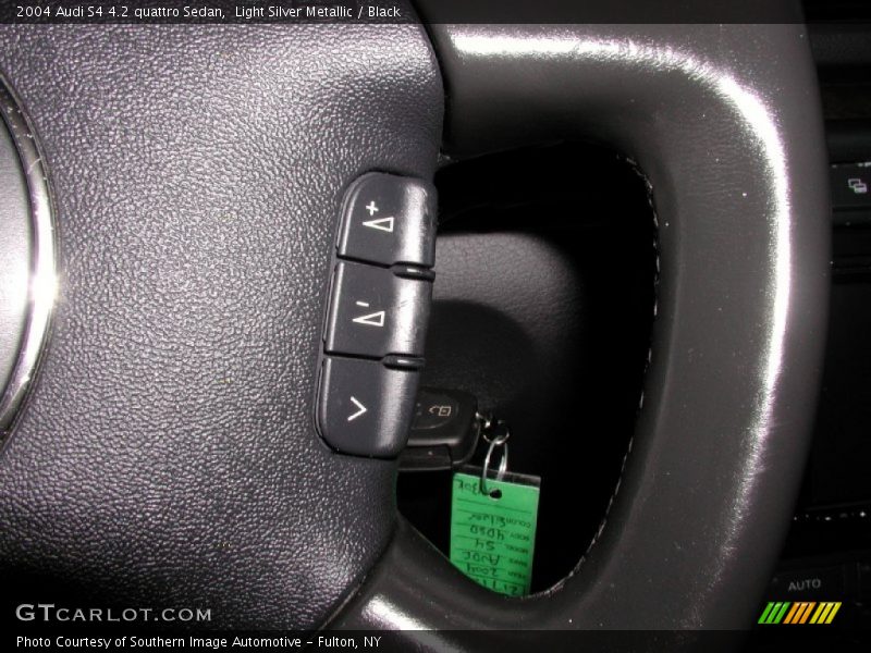 Light Silver Metallic / Black 2004 Audi S4 4.2 quattro Sedan