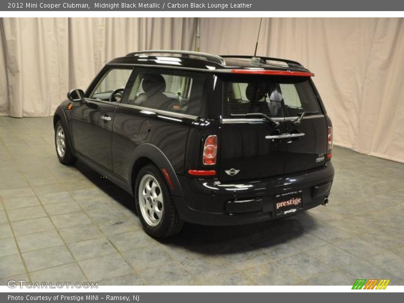 Midnight Black Metallic / Carbon Black Lounge Leather 2012 Mini Cooper Clubman