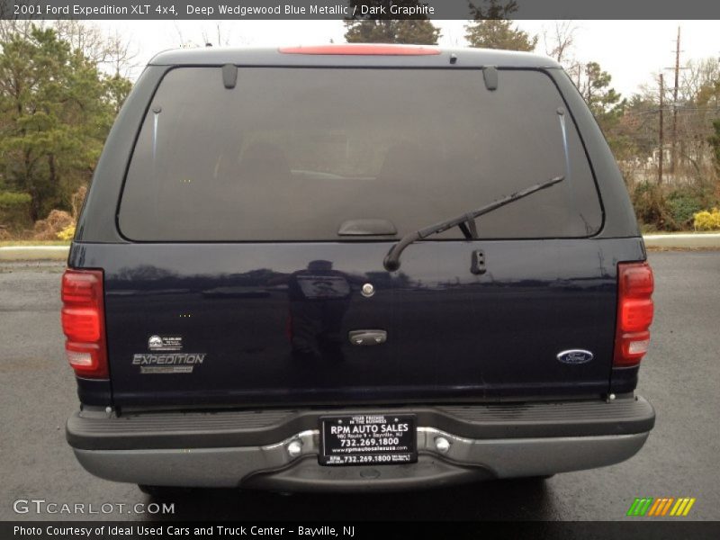 Deep Wedgewood Blue Metallic / Dark Graphite 2001 Ford Expedition XLT 4x4