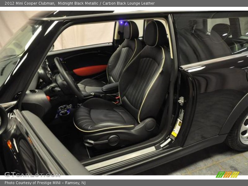 Midnight Black Metallic / Carbon Black Lounge Leather 2012 Mini Cooper Clubman