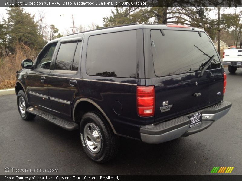 Deep Wedgewood Blue Metallic / Dark Graphite 2001 Ford Expedition XLT 4x4